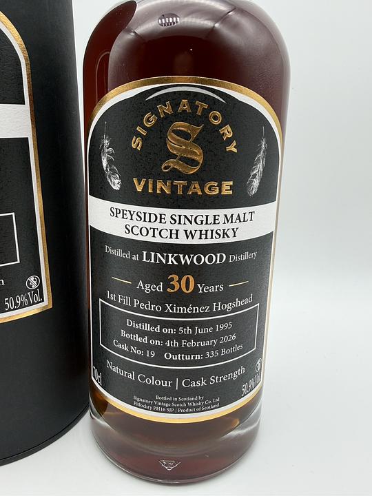 6/16発送】Linkwood 1995/2026 1st Fill PX Sherry Hogshead #19