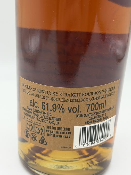 Bookers Bourbon 7 years 700ml 61.9% Batch No.2026-01E | Kyoto Fine