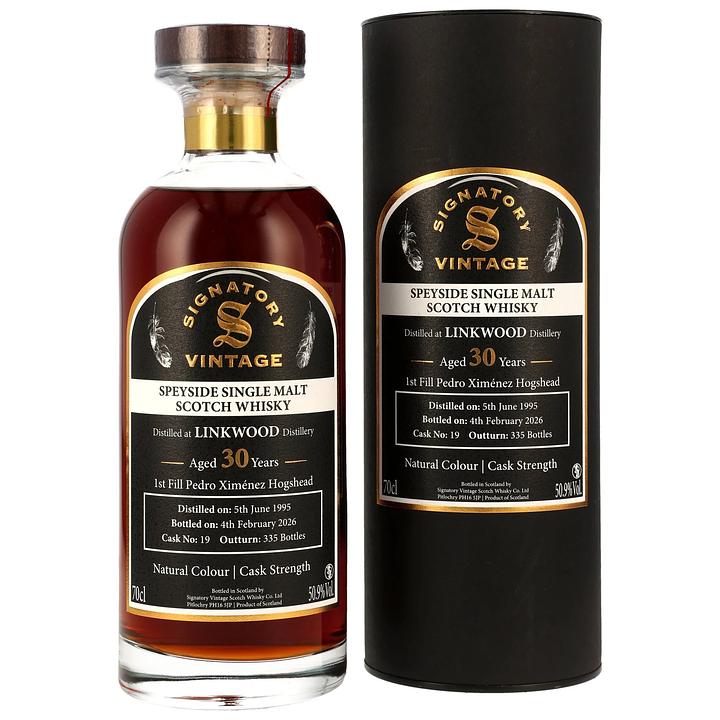 6/16発送】Linkwood 1995/2026 1st Fill PX Sherry Hogshead #19