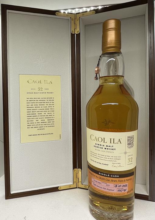 Caol Ila 1990 32 Years 51.5% OB for Wu DRAM Clan #6223 | Kyoto Fine Wine  and Spirits