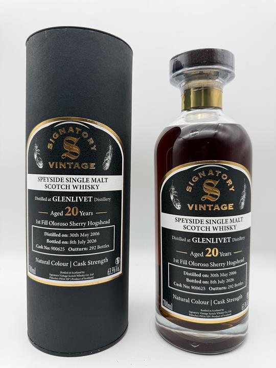Glenlivet 2006/2026 - 20 y.o. 1st Fill Oloroso Sherry Hogshead
