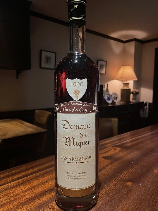 Domaine Du Miquer Armagnac Folle Blanche 1990 For Bar Le Coq